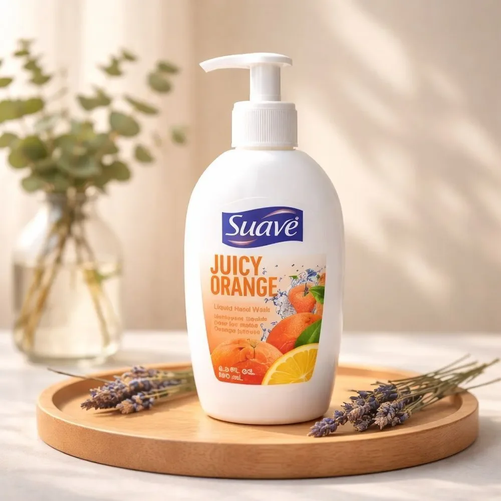 NEW SUAVE Juicy Orange Liquid Hand Soap Pump. Bottle - Pack of 3 - 6.5 FL OZ
